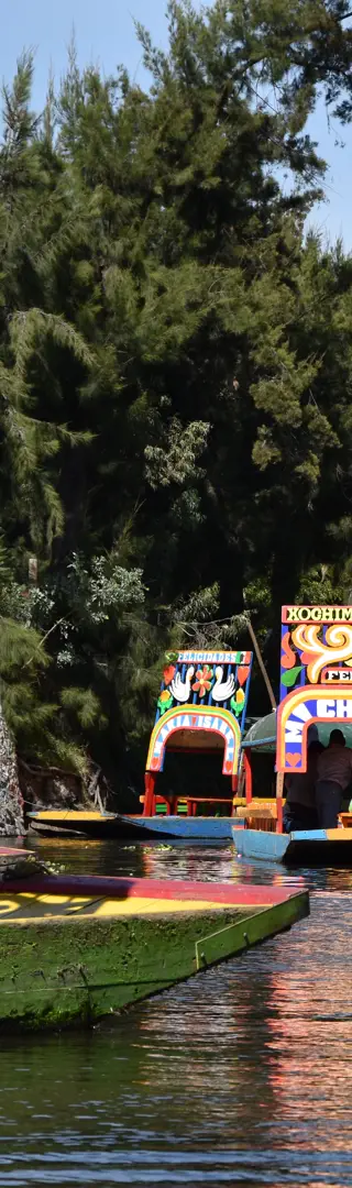 Bootsfahrt auf den Kanälen von Xochimilco